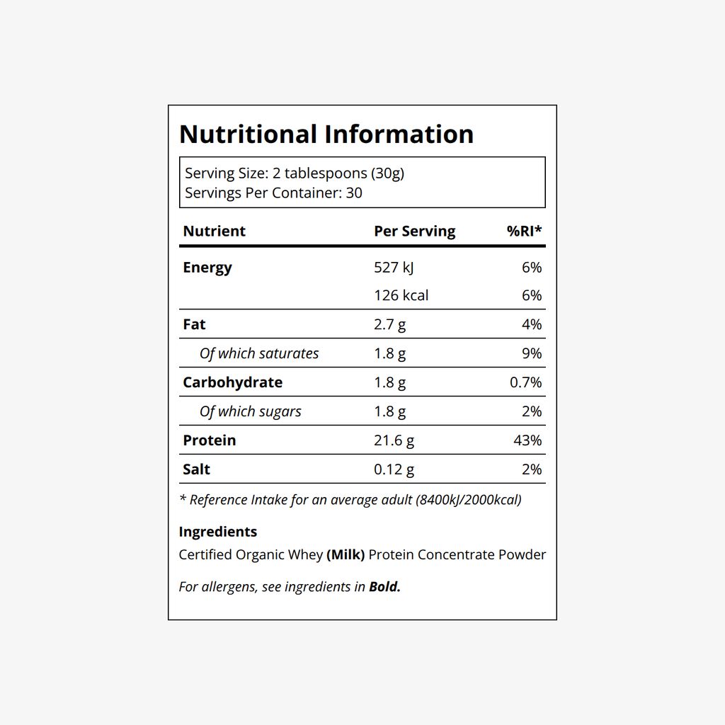 Organic Whey Protein Concentrate Powder - Image 2